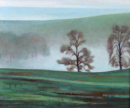 Genèse-terre, arbres du matin, 2005, (54x65 cm)