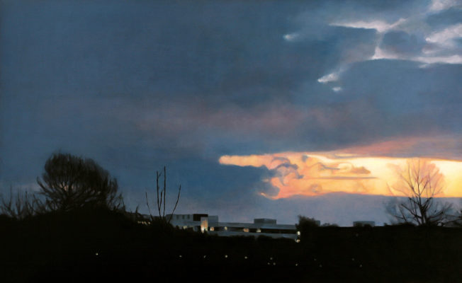 Matin - Cergy, 2006, huile sur toile (100x163 cm)